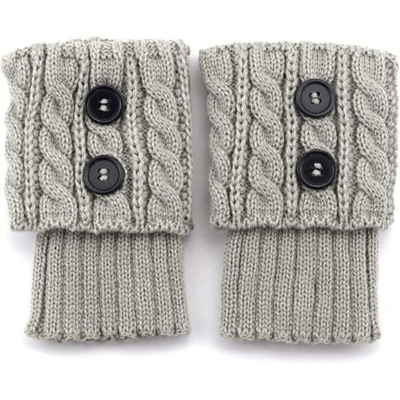 𝅺KNEE High Socks Covers Warm Cuffs Stockings Boots Dress Casual Winter Fall NWT - Picture 3 of 7